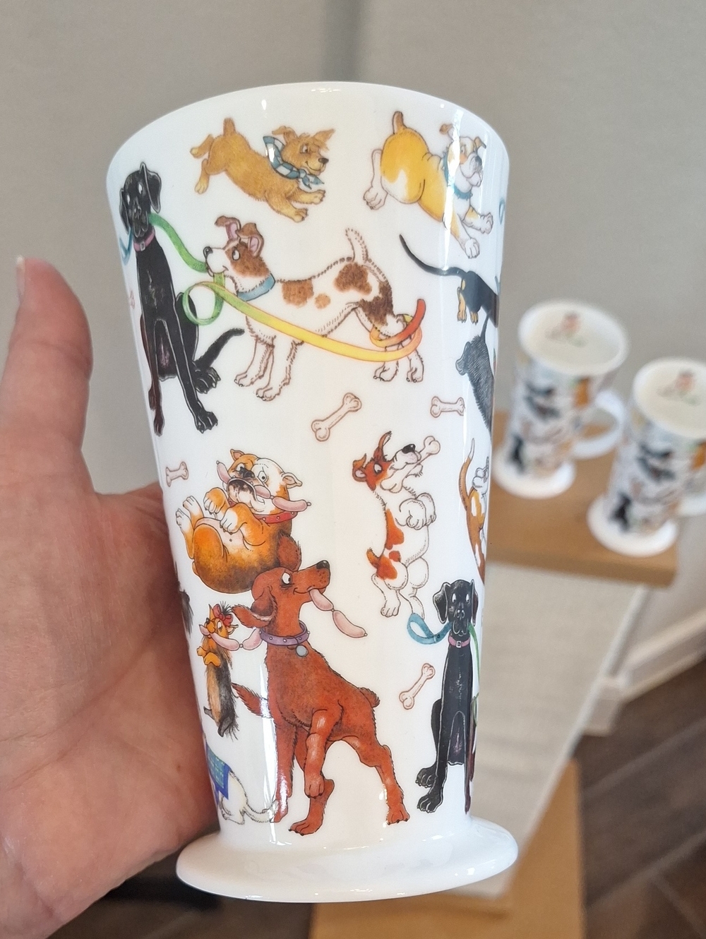 Dunoon Dogs Galore By Cherry Denman 3 Piece Tall Mug Set - Picture 4 of 6